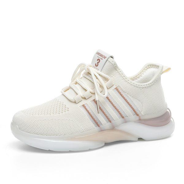 Flying knitted shoes women's shoes