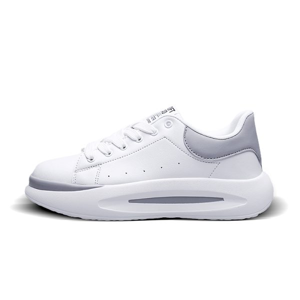 Fashion white shoes Casual shoes Height increasing shoes - Image 2